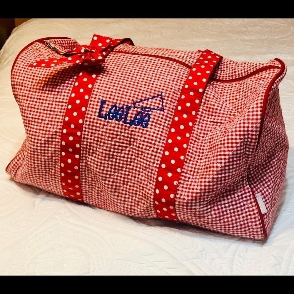 Vivary LeeLee red duffel travel sport weekend bag